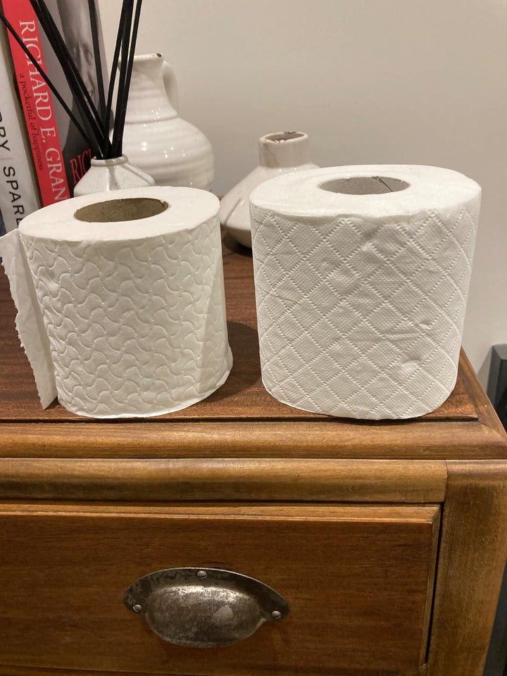 Velvet 3-Ply Quilted Toilet Paper 24 Rolls – Soft, Strong & Absorbent Bulk Tissue Pack for Home Use