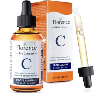 Organic Vitamin C Face Serum 2.11oz with Hyaluronic Acid & Niacinamide for Radiant Skin