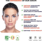 Organic Vitamin C Face Serum 2.11oz with Hyaluronic Acid & Niacinamide for Radiant Skin