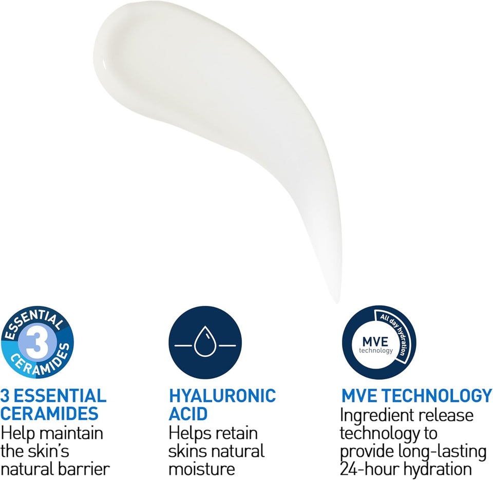 AM Facial Moisturising Lotion Normal to Dry Skin 52 ml UV Protection & Ceramides