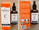 Organic Vitamin C Face Serum 2.11oz with Hyaluronic Acid & Niacinamide for Radiant Skin