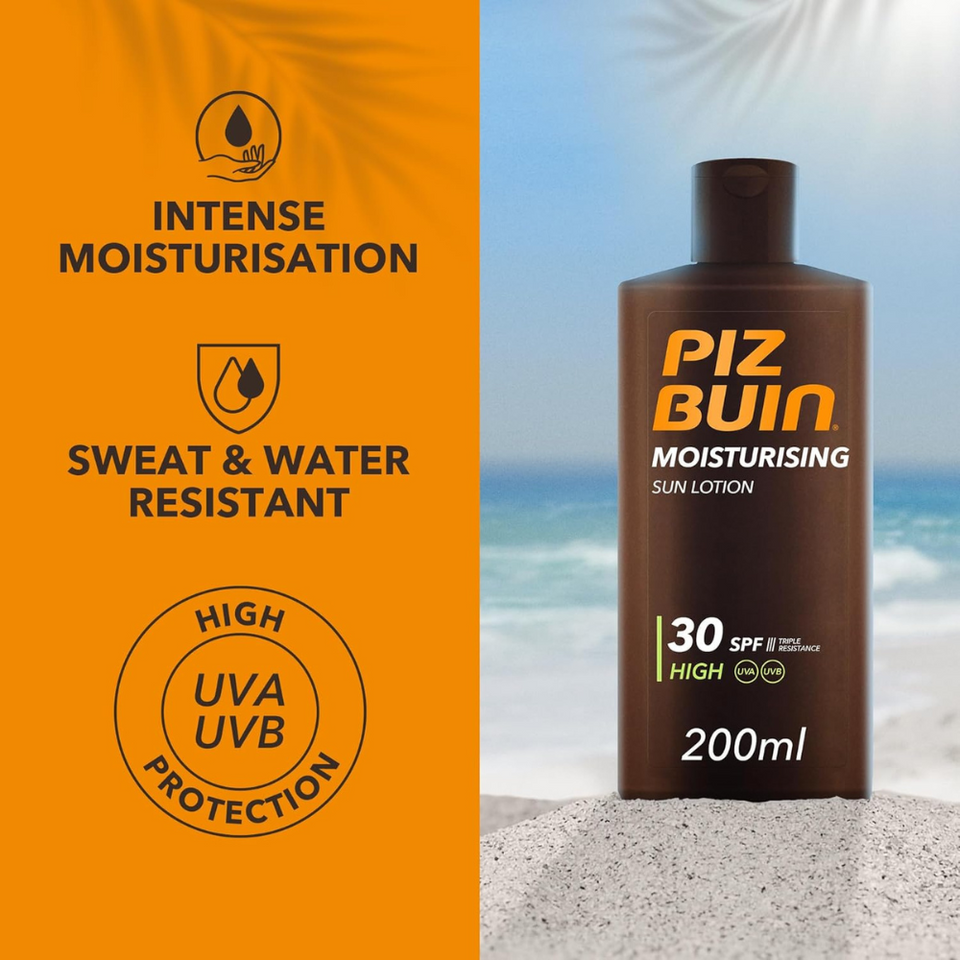 Moisturising Sun Lotion SPF 30 for All Skin Types | Broad UVA/UVB Protection | 200ml