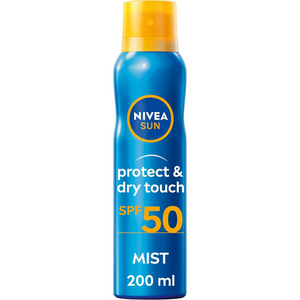 SPF 50 Sun Mist Spray 200ml – Water-Resistant UV Protection, Non-Greasy, Quick Absorption