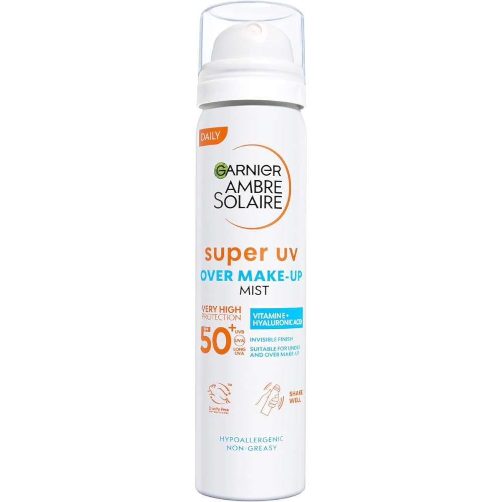 SPF50+ UV Protection Mist | Hydrating Over-Makeup Sunscreen Spray – 75ml