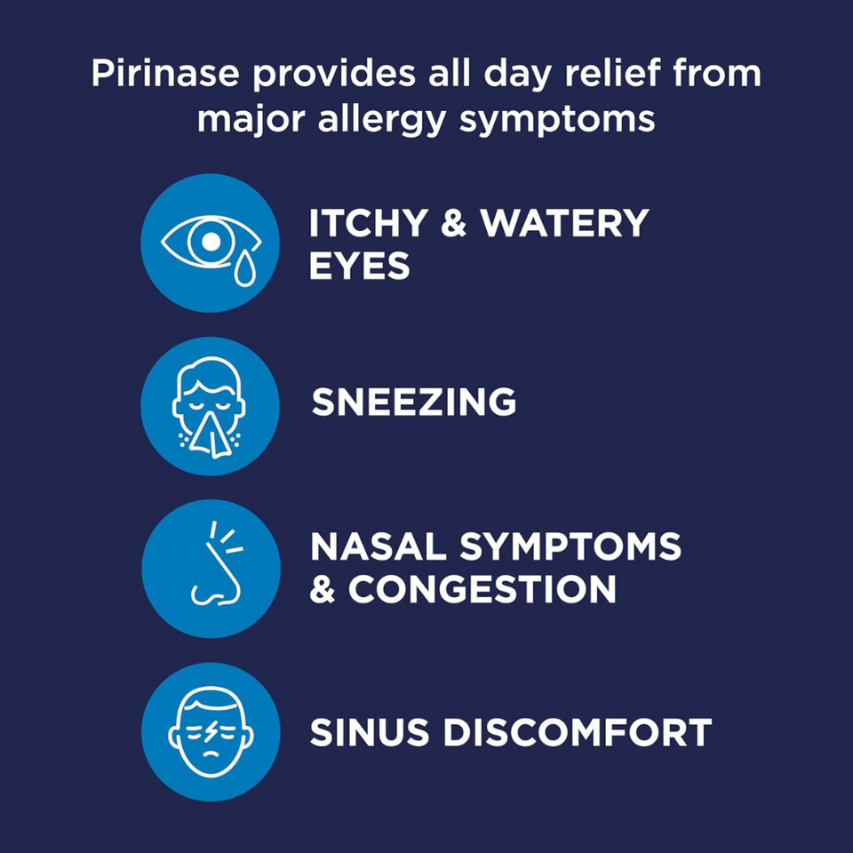 Hayfever Relief Nasal Spray for Adults with Fluticasone, 24-Hour Allergy Control, 60 Sprays