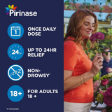 Hayfever Relief Nasal Spray for Adults with Fluticasone, 24-Hour Allergy Control, 60 Sprays