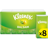Ultra Soft 4-Ply Balsam Pocket Tissues with Aloe Vera – 8 Travel Packs (72 Tissues Total)