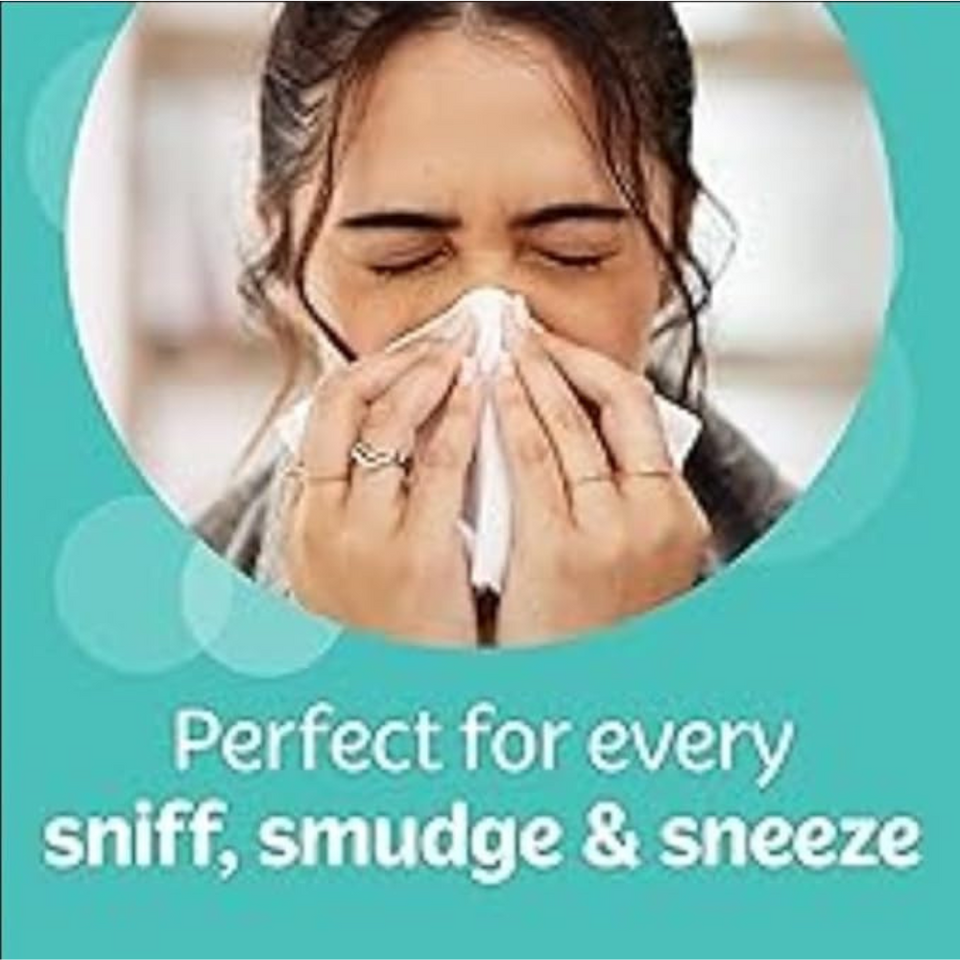 Ultra Soft 4-Ply Balsam Pocket Tissues with Aloe Vera – 8 Travel Packs (72 Tissues Total)