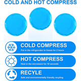 10 Pcs Reusable Hot Cold Gel Ice Packs for Kids & Adults – 7CM Mini Compress Pads