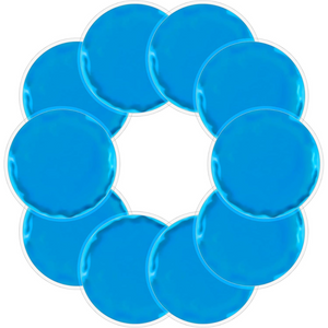 10 Pcs Reusable Hot Cold Gel Ice Packs for Kids & Adults – 7CM Mini Compress Pads