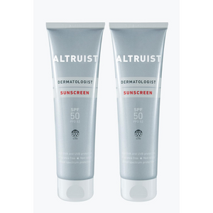 Dermatologist Sunscreen SPF 50 – High UVA Protection for Sensitive Skin, 2×100ml Pack