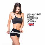 Dual Sided Body Measuring Tape 60 Inch/150cm with BMI App & eBook | Sewing & Waist Use