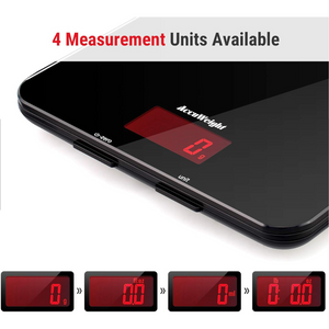 Digital Kitchen Scale – 5kg/11lb LCD Food Scale with Tare, Glass Platform & Batteries