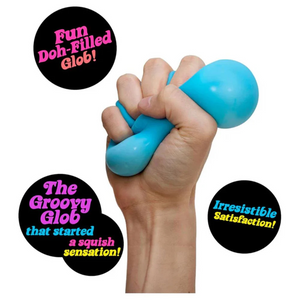 Classic NeeDoh Groovy Glob – Retro Squishy Stress Ball Fidget Toy for Kids & Adults