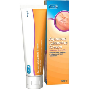 Calamine Cream for Sunburn, Itchy Skin & Dryness Relief | Adults & Kids | 100g Tube