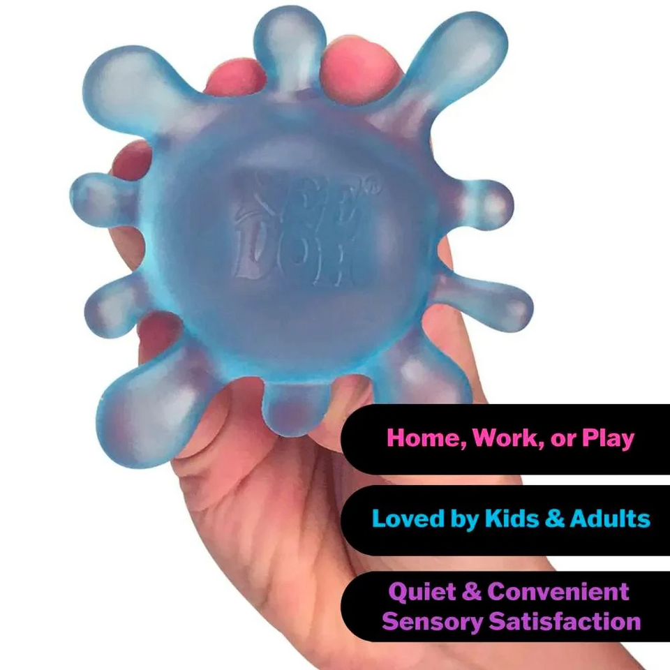 Sploot Splat Stretchy Fidget Toy – Squishy Blob-Like Sensory Ball for Kids (1 Random Color)