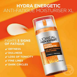 Men's Anti-Fatigue Moisturiser With Vitamin C, Hydrating Gel for Dark Circles, 100ml