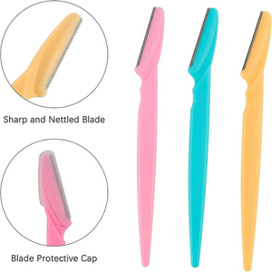 Eyebrow Razors & Facial Hair Remover for Women & Men, Dermaplaning Tool – 24PCS