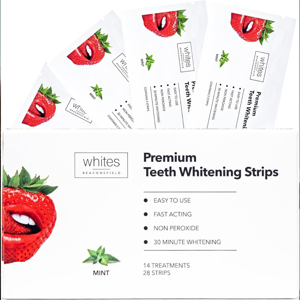 Teeth Whitening Strips for Sensitive Teeth, Enamel-Safe, 14-Day Treatment – 28 Pack
