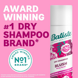 Dry Shampoo Spray Blush Scent 200ml | No Rinse Hair Refresher for Oily Hair & Volume Boost
