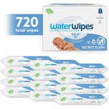 Plastic-Free Baby Wipes – 720 Count, 99.9% Water, Unscented, Biodegradable, Sensitive Skin