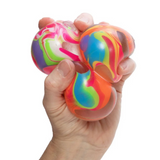 Marbleez Fidget Ball Toy – Colorful Squishy Stress Relief Ball with Glass Effect (1 Random Style)