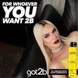 Strong Hold Hairspray Freeze Spray for All Hair Types, 72-Hour Vegan Silicone-Free 300ml