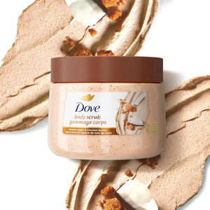Brown Sugar & Coconut Butter Body Scrub – Exfoliates & Nourishes for Radiant Skin, 15 oz