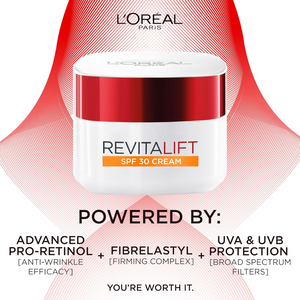 Anti-Wrinkle Hydrating Day Cream SPF 30 for Firming & Moisturising – Retinol, 50ml