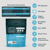 Magnesium 3-in-1 Complex 1800mg – Bisglycinate, Citrate & Malate, 90 Vegan Capsules
