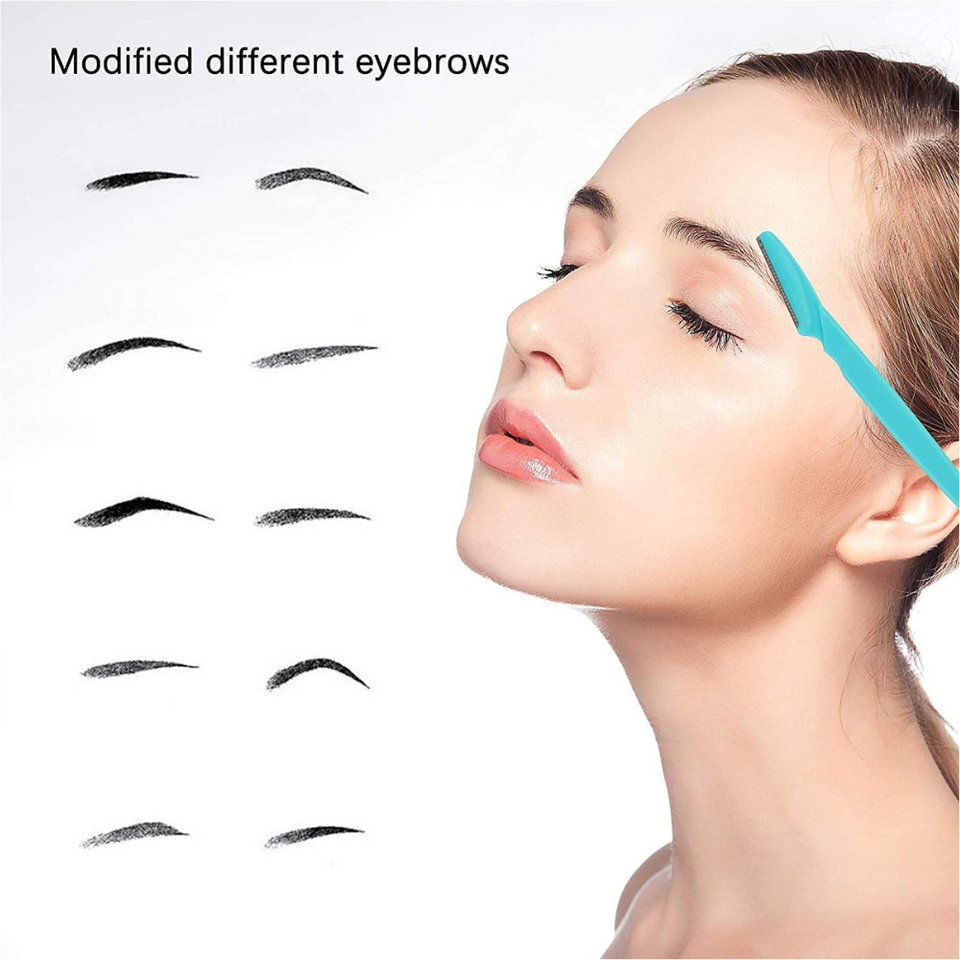 Eyebrow Razors & Facial Hair Remover for Women & Men, Dermaplaning Tool – 24PCS