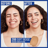 Soft Beige 200 Foundation | Medium Coverage, SPF 20, 24H Hydration & Natural Finish (30ml)  📝