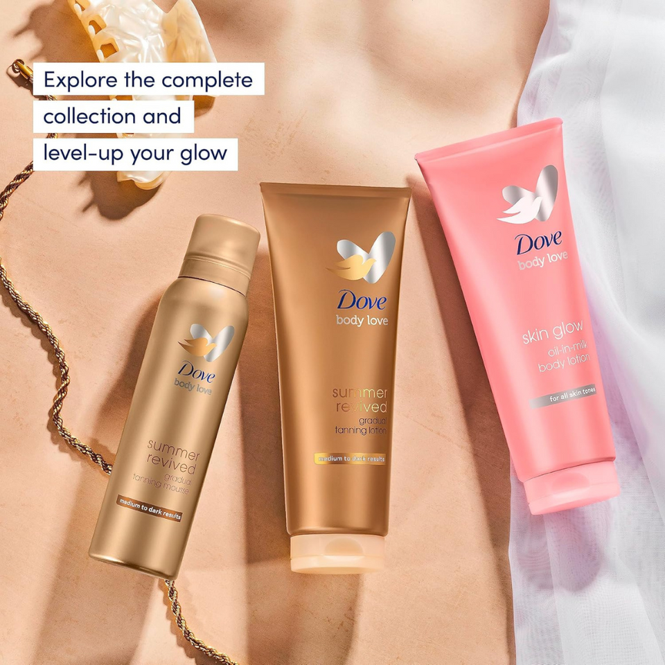 Gradual Tanning Lotion for Medium to Dark Skin, Natural Glow & Moisture, 200ml