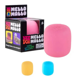 Mello Mallo Color-Changing Stress Ball – Squishy Doh-Filled Marshmallow Sensory Toy