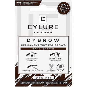 Dybrow Permanent Eyebrow Tint Kit Dark Brown | Long-Lasting Brow Dye Up to 6 Weeks