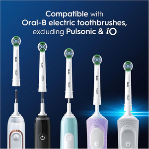 Electric Toothbrush Heads – X-Shape Bristles for Deep Plaque Removal, Pack of 8