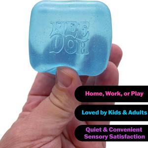 Nice Cube Stress Ball – Squishy Glitter Gel Fidget Toy for Kids & Adults (Random Color)