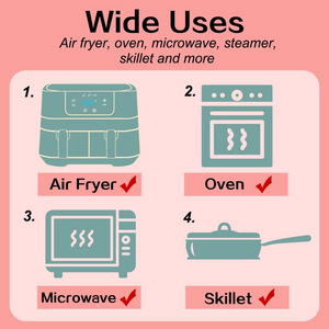 100pcs Air Fryer Liners for Dual Zone Fryers – Disposable, Non-Stick, Heat-Resistant