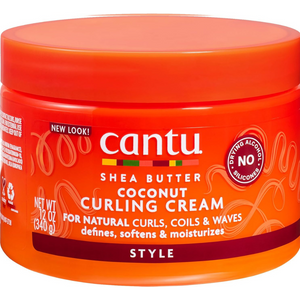 Coconut Curling Cream for Curly Hair – Frizz Control & Moisture, Shea Butter, 340g