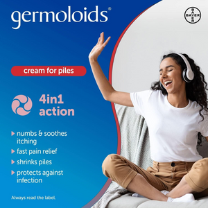 Hemorrhoid Relief Cream with Anaesthetic for Pain & Itch | 55g | Fast-Acting Formula