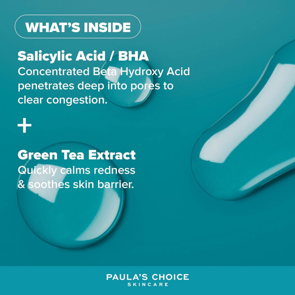 Skin Perfecting 2 % BHA Liquid Exfoliant 30 ml – Salicylic Acid Peel for Blackheads & Pores