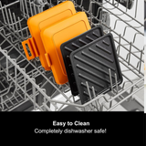 Microwave Toastie Maker & Grill – Non-Stick, Silicone, Compact, Dishwasher Safe