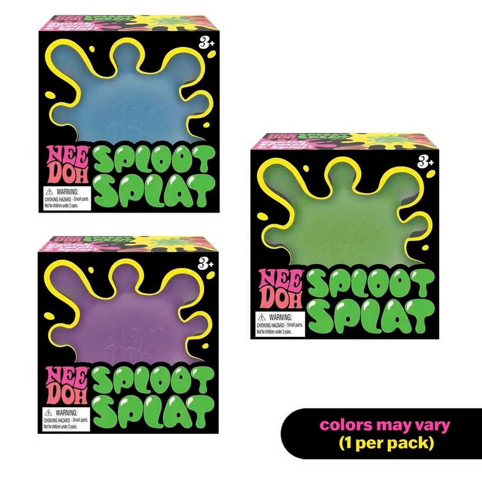 Sploot Splat Stretchy Fidget Toy – Squishy Blob-Like Sensory Ball for Kids (1 Random Color)