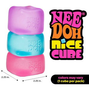 Nice Cube Stress Ball – Squishy Glitter Gel Fidget Toy for Kids & Adults (Random Color)