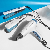 Shine Therapy Wide Hair Straightener – Ceramic Plates with Argan Oil, 9 Heat Settings, S8550