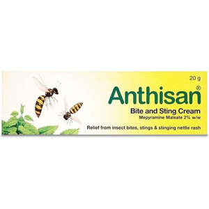 Bite & Sting Relief Cream 20g – Fast Itch & Pain Relief from Insect Bites and Stings