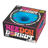 Donut Squishy Fidget Toy for Kids – Colorful Stress Ball with Removable Frosting