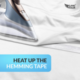 Hemming Tape 30m Extra Strong – Iron-On Fabric Adhesive for Curtains & Clothes