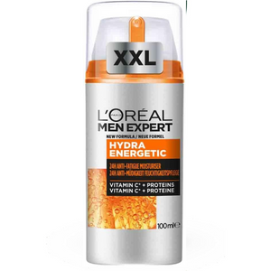 Men's Anti-Fatigue Moisturiser With Vitamin C, Hydrating Gel for Dark Circles, 100ml