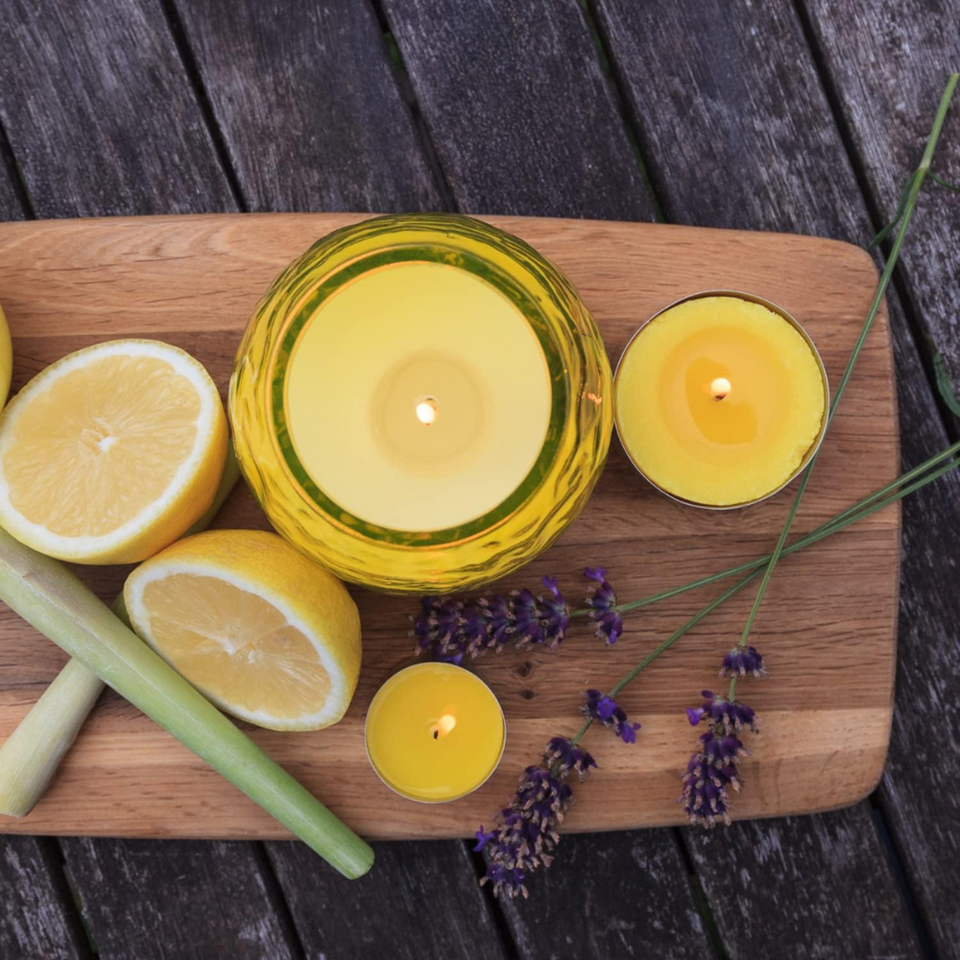 Citronella Tealight Candles Pack of 25 – Long-Lasting Outdoor Bug Repellent
